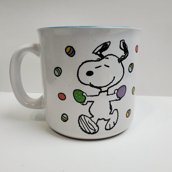 Dining Peanuts Easter Egg Snoopy Ceramic Coffee Mug 2 Oz Snoopy